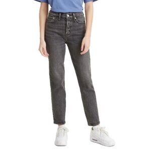 Like New LEVI’S Wedgie Icon Fit Premium Denim Jeans - Faded Black, size28